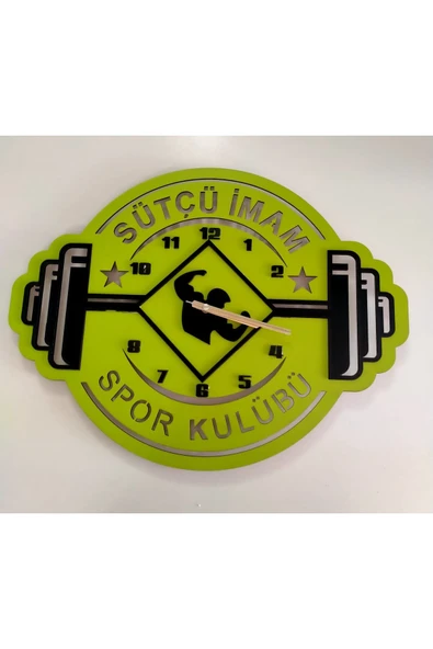 Vücut Geliştirme, Spor Salonu, Fitness, Kondüsyon ( Kişiye Özel )Duvar SaatiMRC HEDİYE SEPETİ no:1156 ürün görseli 1