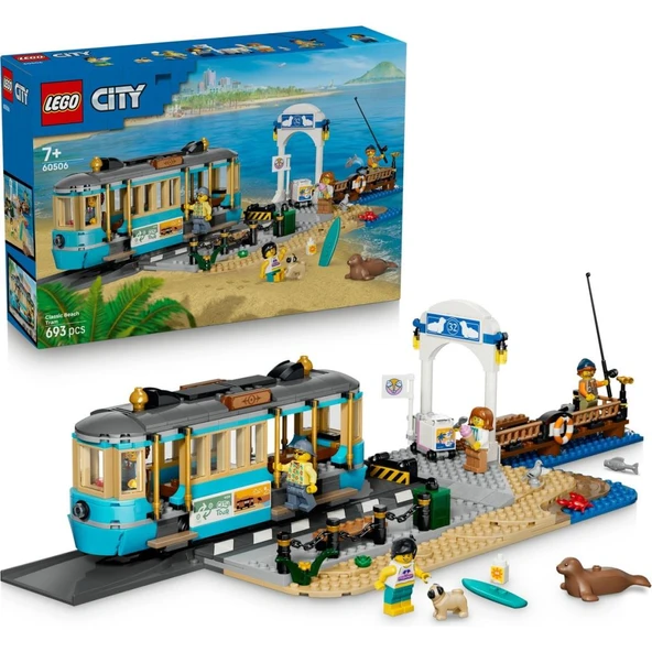 LEGO 60506 City Klasik Plaj Tramvayı ürün görseli 1