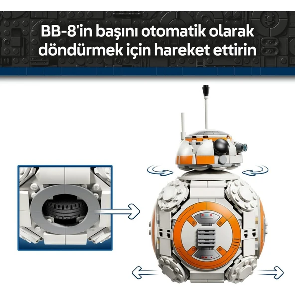 LEGO 75452  Star Wars™ BB-8™ Astromech Droidi - Resim 6