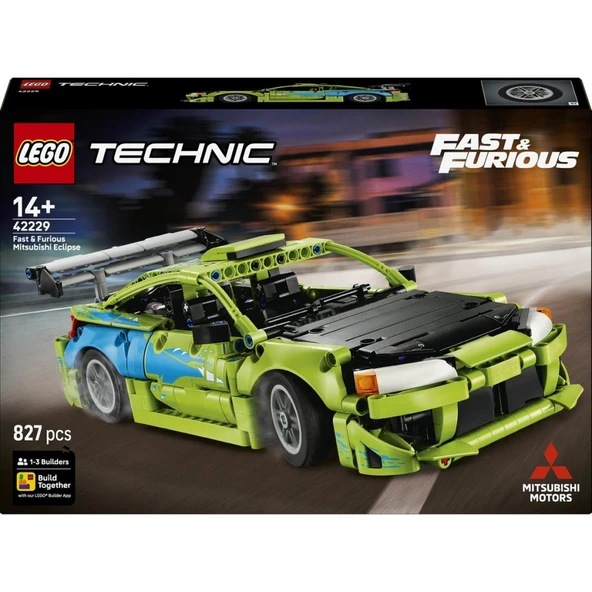 LRGO 42229  Technic Fast and Furious Mitsubishi Eclipse Araba - Resim 3