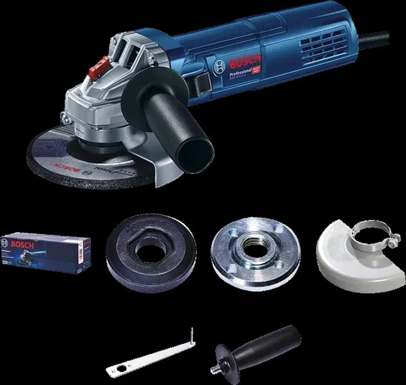 Bosch Professional GWS 9-115 S Devir Ayarlı Avuç Taşlama 900 Watt 115 mm - 0601396101 ürün görseli 1
