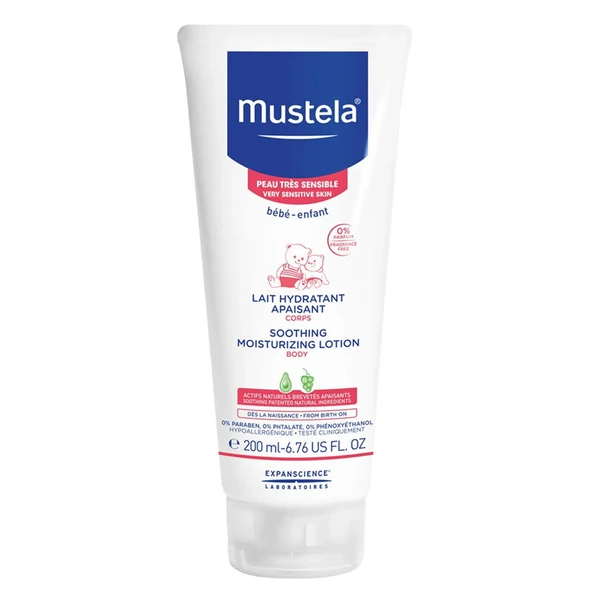 Mustela Soothing Çok Hassas Ciltler İçin Rahatlatıcı Vücut Losyonu 200 ml ürün görseli 1