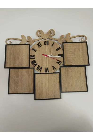 Resim çerçeveli Duvar saati Çok Modern ve Şık tasarım/2 ürün görseli 1