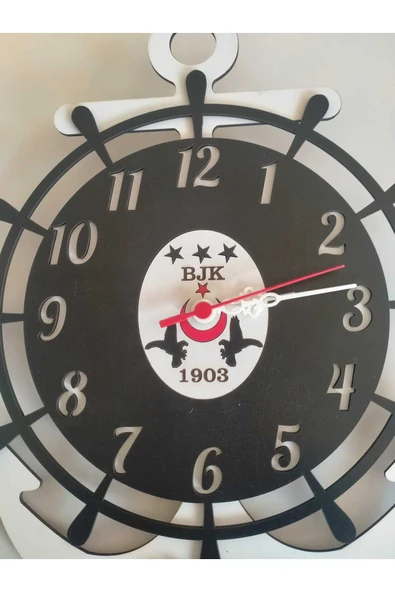 Bjk Temalı Duvar Saati (? BEŞİKTAŞ ?) ürün görseli 1