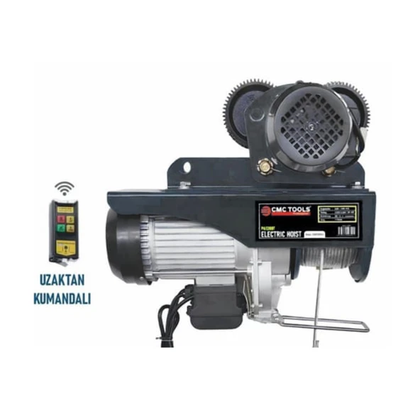 Cmc 1700 Watt Şaryolu Kumandalı Elektrikli Caraskal Vinç 600-1200 Kg ürün görseli 1