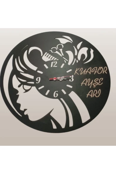 Kuaför Duvar Saati -2A ürün görseli 1