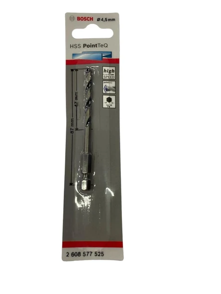 Point TeQ Altıgen Şaftlı Hss Matkap Ucu 4,5 mm ürün görseli 1