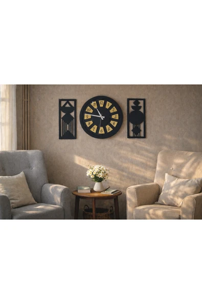Salon duvar saati 40 cm no 31 - Resim 2