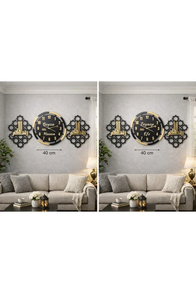Salon saati çok şık saat 40 cmdir.no 52 - Resim 2