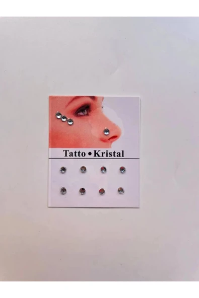 Yüz Taşı Kristal - B, Vücut Taşı, Tattoo Makyaj Taşı, Yapışkanlı, 12 Adet ürün görseli 1