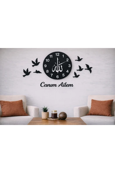Duvar saati kişiye özel 40 cmdir no 146 ürün görseli 1