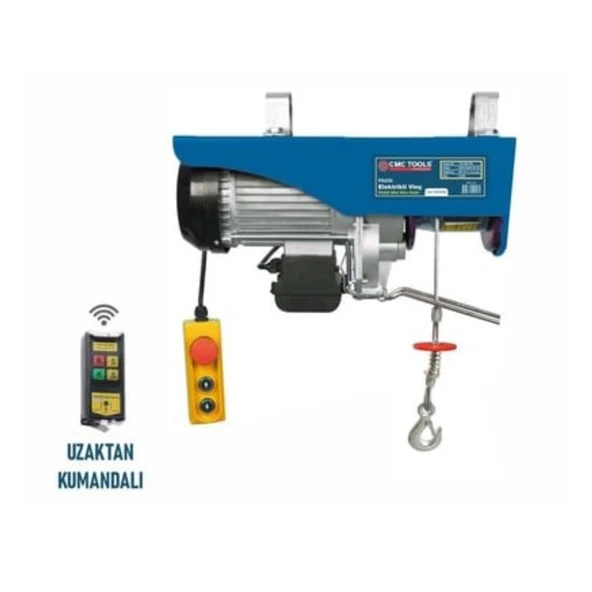Cmc 1700 Watt Uzaktan Kumandalı Elektrikli Caraskal Vinç 600-1200 Kg ürün görseli 1