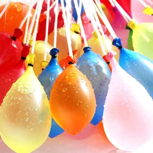 111'li Su Balonu Seti - Kendinden Bağlamalı - Hızlı Dolum Aparatlı ürün görseli 1