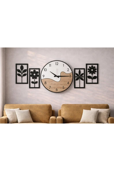Duvar saati 40 cm modern şık ve tasarım no 112 ürün görseli 1