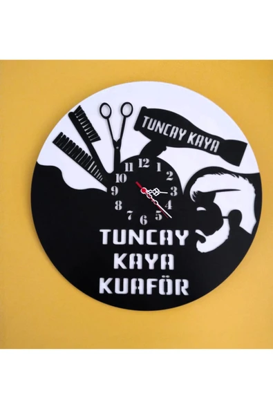 kuaför firmaları için Tasarım Modern Duvar Saati Şık Ve Kalite Bir Arada No:1070 ürün görseli 1