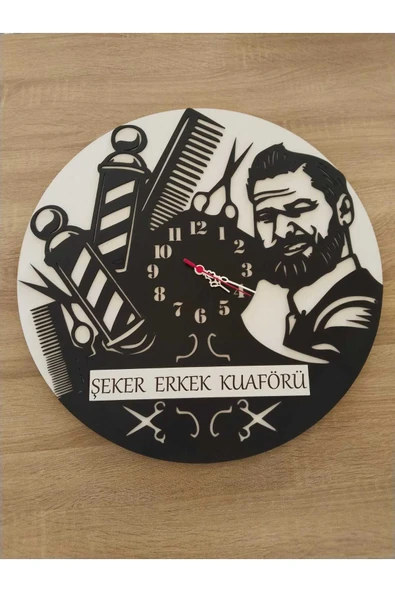 Berber & Kuaför & güzellik merkezi KİŞİYE ÖZEL İSİM yazılı ŞIK VE KALİTE ürün görseli 1