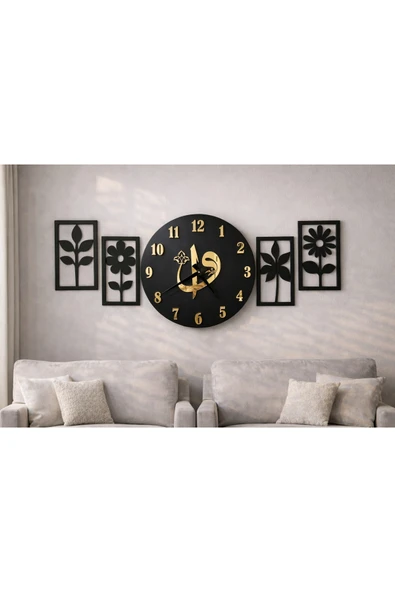 Duvar saati 40 cm şık modern ve tasarım no 111 ürün görseli 1