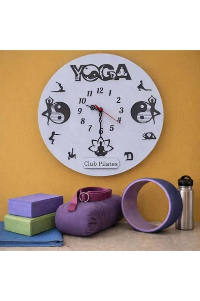 YOGA İÇİN Yeni Tasarım Modern Duvar Saati Şık Ve Kalite Bir Arada No:A114 ürün görseli 1