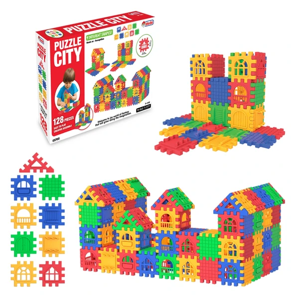 03703 , Puzzle City 128 Parça - Resim 5