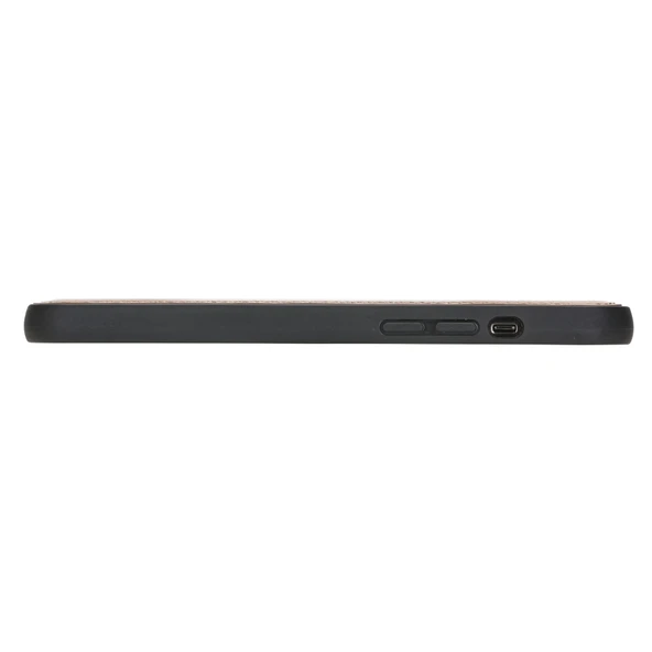 Apple iPhone 12 Pro Max Uyumlu Deri Arka Kapak RST2EF Taba - Resim 4