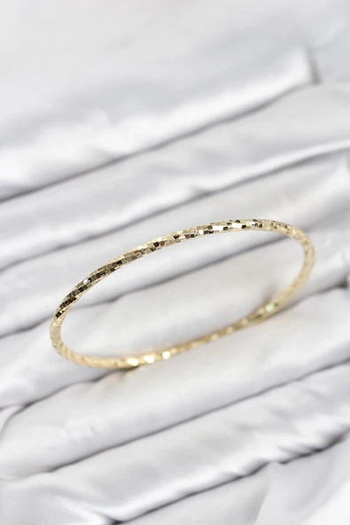 CM Gold Renk Lazer Kesim 65 mm Bilezik ürün görseli 1
