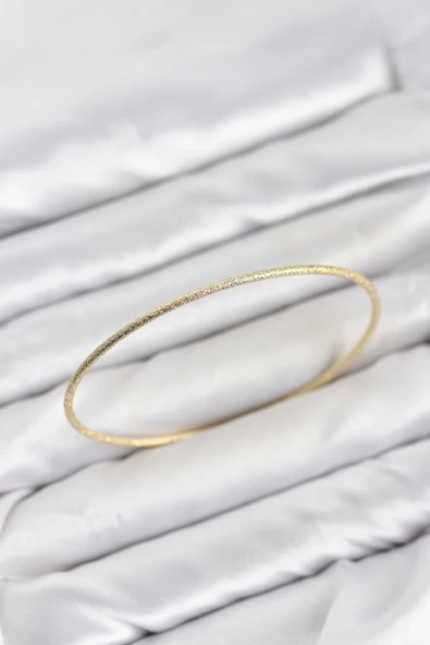 CM Gold Renk Simli Model 65 mm Bilezik ürün görseli 1