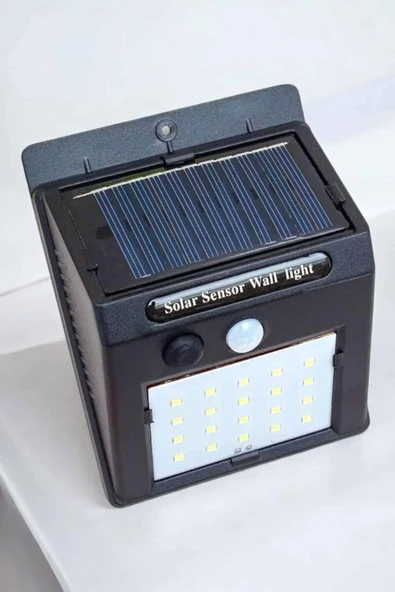 Solar Lamba Giriş, Bahçe Yol Avlu Hareket Sensörlü Led - Resim 5
