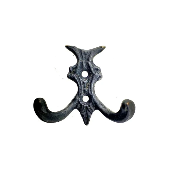 Antika Tarz Dekoratif Pirinç K Çiftli Askı - 50x55mm, Oksit ürün görseli 1