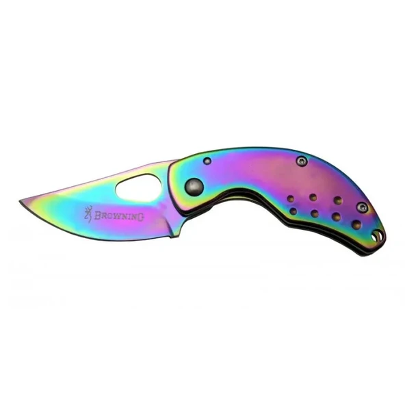 Browning 3-1 Çakı Gökkuşağı Mini 12 cm Manuel, Kemerlikli ürün görseli 1