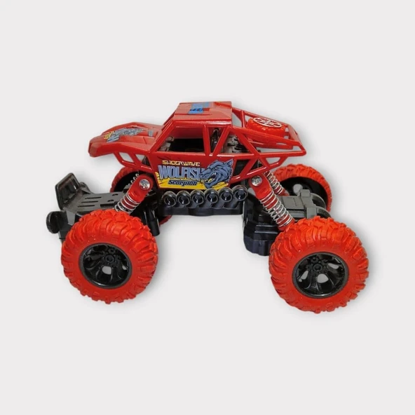Çek Bırak Cross  Araba 14 Cm - Kırmızı - 1 ADET ürün görseli 1
