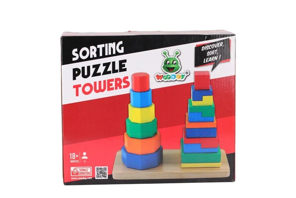 KR055 WOODOY 2Lİ ÇEŞİT KENAR KULELER 24 ürün görseli 1