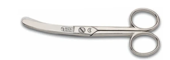 Rıza M-159 Eğri Manifatura Makası No: 5 inç / 12,70 cm - Nikel Kaplama ürün görseli 1