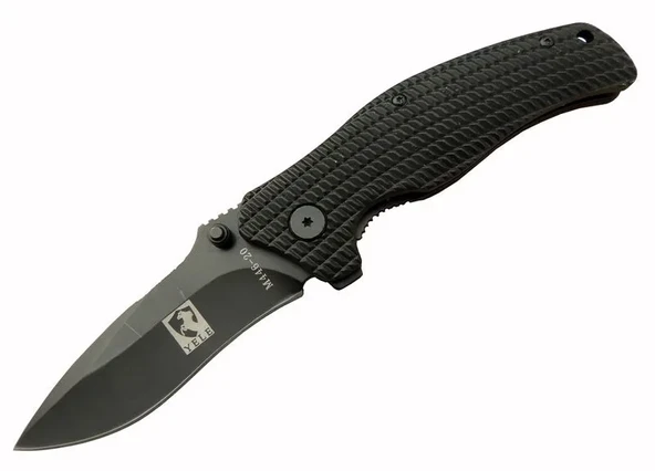 Yele M446 Siyah Kamp Çakı 20cm - Yarı Otomatik, Kemerlikli ürün görseli 1