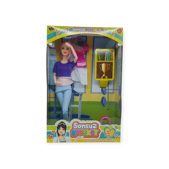 Sporcu Sonsuz Hareket Bebek - 02414 - Mor - 1 ADET ürün görseli 1