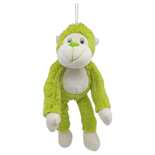 Peluş Maymun 40 cm - Yumuşak Peluş - G5501 - Yeşil - 1 ADET ürün görseli 1
