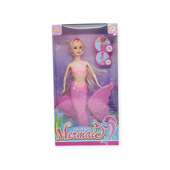 Deniz Kızı Işıklı Bebek - 2348/1-3 - Pembe - 1 ADET ürün görseli 1