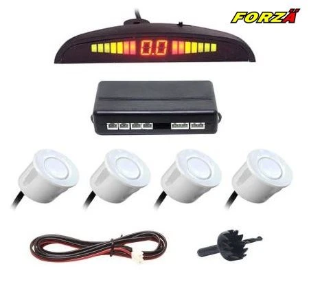 Unıversal Park Sensoru Ledli Ses İkazlı Ps-03 Beyaz Goz - Forza Ps-03w ürün görseli 1