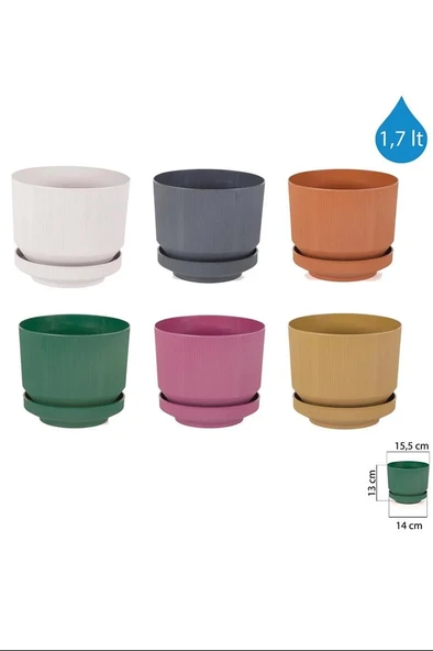 1No Saksı 1.7Lt 1 Adet Royaleks-S281 ürün görseli 1