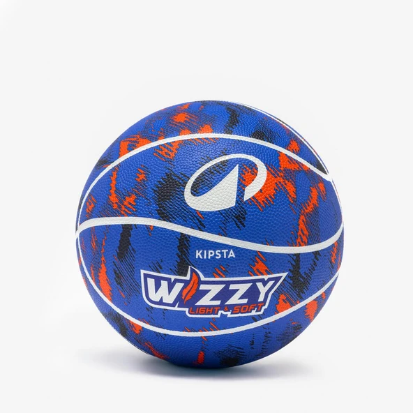 KIPSTA Basketbol Topu - 4 Numara - Mavi/Kırmızı - Wizzy K500L ürün görseli 1