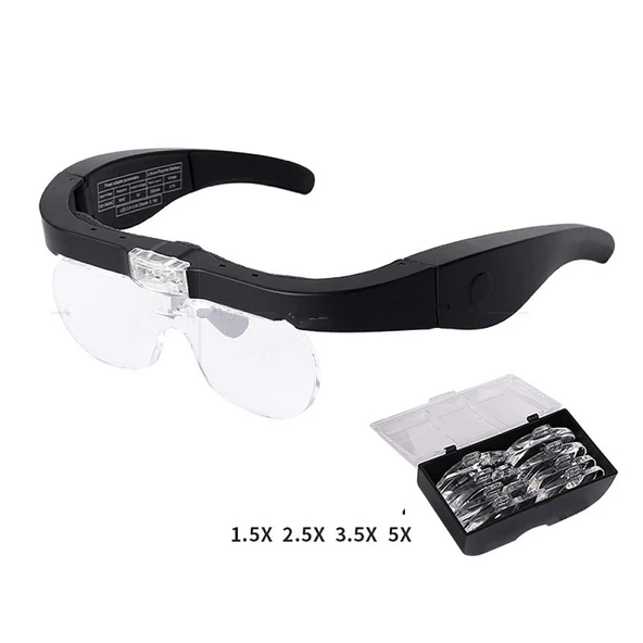 Şarjlı Gözlük Büyüteç 4 Farklı Lens -11537Dc ürün görseli 1