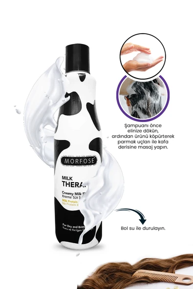Morfose Milk Therapy Şampuan 500 ml - Resim 3