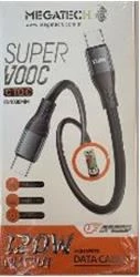 Megatech MT-120UT 120W USB To Type-c Data Kablosu - Resim 3