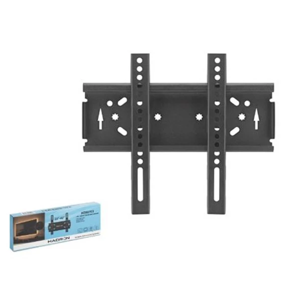 HADRON HDX8703 TV Askı Aparatı 22-42 İnç 20 Kg Siyah ürün görseli 1