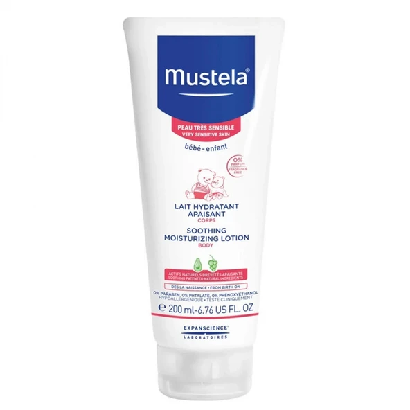 Mustela Soothing Çok Hassas Ciltler İçin Rahatlatıcı Vücut Losyonu 200 Ml ürün görseli 1