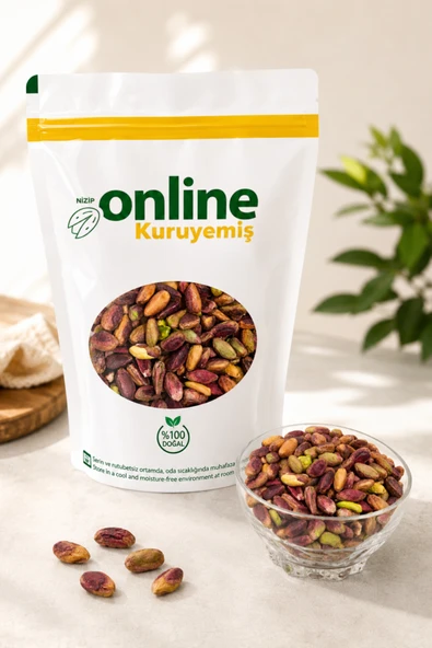 Kırmızı İç Antep Fıstığı - Çiğ- Yeni Mahsül - 200 gr ürün görseli 1