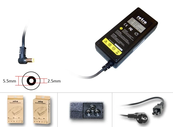 Lenovo G560, Y560, Z360 Adaptör (65W) ürün görseli 1