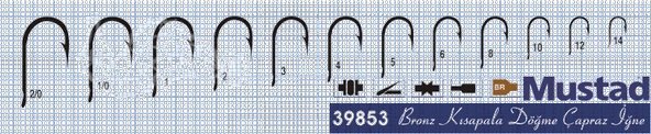 Mustad Olta İğnesi 39853 50li - Resim 2