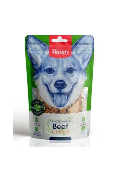 Wanpy Kurutulmuş Dana Ciğeri Köpek Ödülü 40gr ürün görseli 1