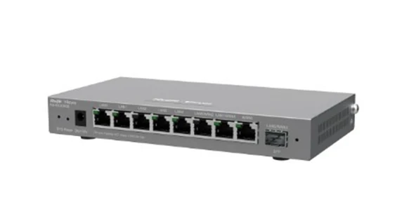Ruijie-Reyee RG-EG209GS 8 Port 10-100-1000Mbps+1Port SFP 200 Kullanıcı Yönetilebilir Router ürün görseli 1