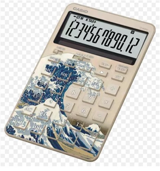 Casio JF-M200-TJ-KHK 12 Hane Masa Üstü Hesap Makinesi ürün görseli 1